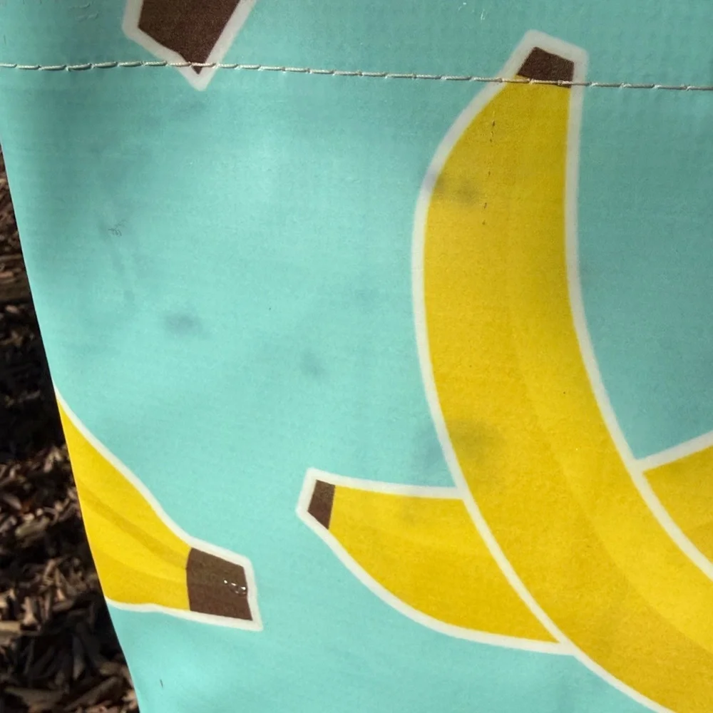 Consuela Turquoise Banana Print Tote - Picture 8 of 9